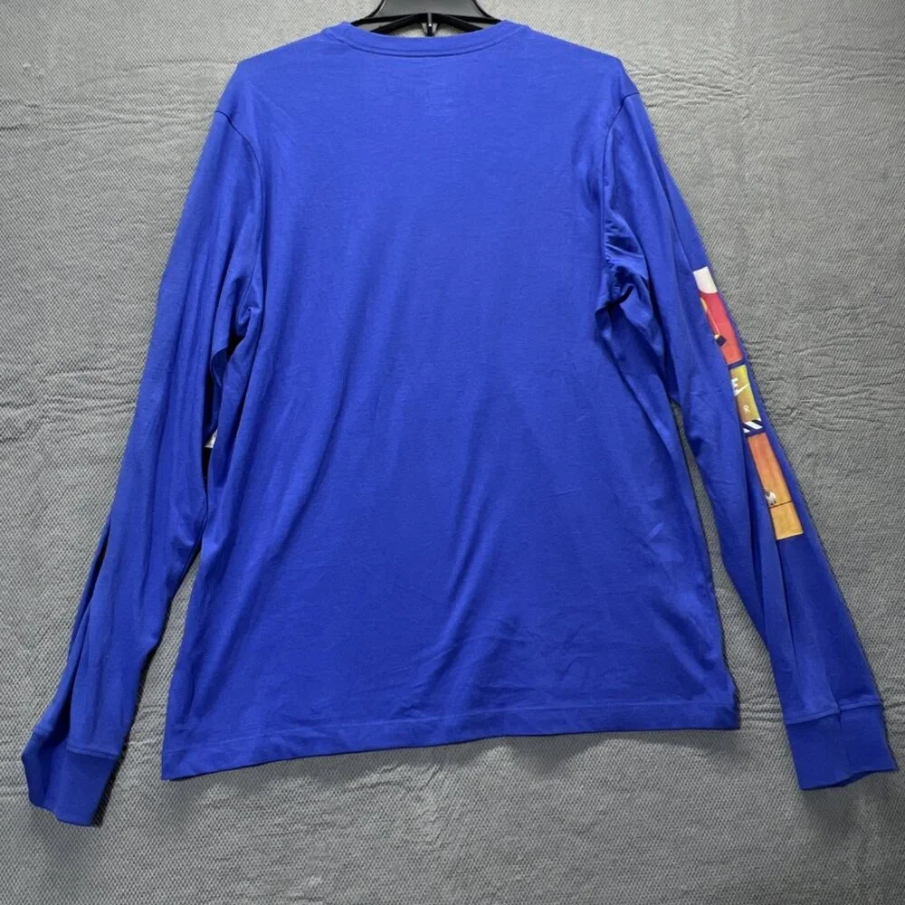 NIKE Air Max 1 Shirt Atmos Elephant Jade Balloons Long Sleeve‎ Large Blue